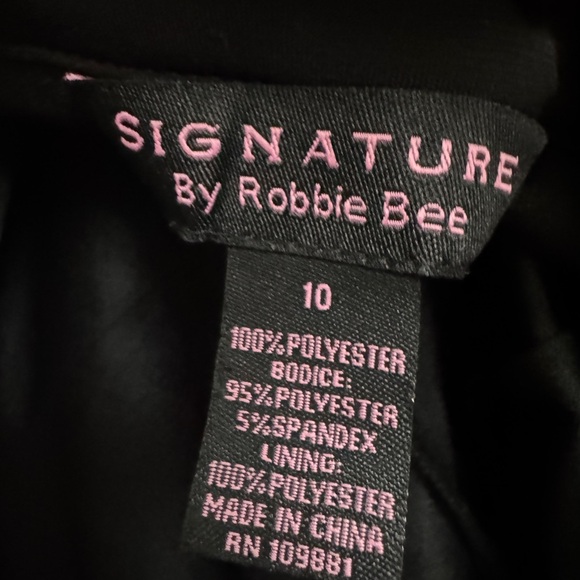 Signature by Robbie Bee Sleeveless Night Dress Black - Picture 4 of 8